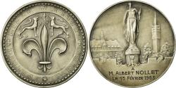 World Coins - France, Medal, Lille a bien Mérité la Patrie, 1963, , Silvered bronze