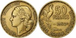 World Coins - France, 50 Francs, Guiraud, 1954, Paris, Cupro-Aluminium,