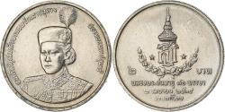 World Coins - Thailand, Rama IX, 2 Baht, 1991, Copper-Nickel Clad Copper, , KM:237