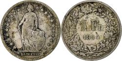 World Coins - Switzerland, Franc, 1914, Bern, Silver, , KM:24