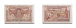 World Coins - Banknote, France, 5 Francs, 1947 French Treasury, 1947, VF(20-25)