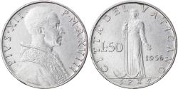 World Coins - Coin, VATICAN CITY, Pius XII, 50 Lire, 1956, , Stainless Steel, KM:54.2