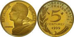 World Coins - Coin, France, Marianne, 5 Centimes, 1999, Paris, , Aluminum-Bronze