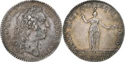 World Coins - France, Token, Louis XV, Extraordinaire des Guerres, 1762, Silver,