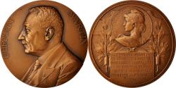 World Coins - France, Medal, Germain Martin, Politics, Society, War, 1934, Prud'homme.G