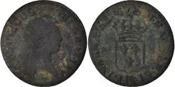 World Coins - Coin, France, Louis XV, Liard, 1720, Strasbourg, , Copper, KM:450.3