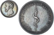 World Coins - France, Token, Création de la Société de Médecine Pratique, Medicine, 1808