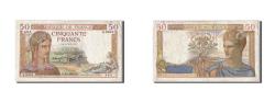 World Coins - Banknote, France, 50 Francs, 50 F 1934-1940 ''Cérès'', 1939, 1939-03-09