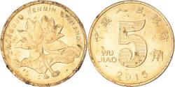 World Coins - Coin, China, 5 Jiao, 2015