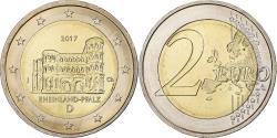 World Coins - Germany, 2 Euro, Rheinland-Pfalz, 2017, Hambourg, Bi-Metallic,