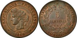 World Coins - Coin, France, Cérès, 5 Centimes, 1886, Paris, , Bronze, Gadoury:157a