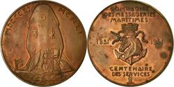 World Coins - France, Medal, Compagnie des Messageries Maritimes, Shipping, 1951, Lavrillier