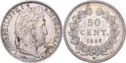 World Coins - France, Louis Philippe I, 50 Centimes, 1846, Paris, Silver,