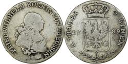 World Coins - Prussia, Friedrich Wilhelm II, 1/3 reichsthaler, 1789, Berlin, Silver