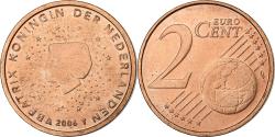 World Coins - Netherlands, 2 Euro Cent, 2006, Utrecht, Copper Plated Steel,
