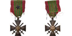 World Coins - France, Croix de Guerre, Medal, 1939-1940, Une Citation, Very Good Quality