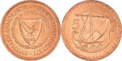 World Coins - Coin, Cyprus, 5 Mils, 1980, , Bronze, KM:39