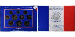 World Coins - France, Coffret 1 c. à 20 frs., 1999, MDP, FDC,