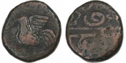 World Coins - French India, Doudou, (1836), Pondicherry, Coq, Bronze,