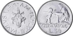 World Coins - Coin, VATICAN CITY, Paul VI, 50 Lire, 1978, , Stainless Steel, KM:136