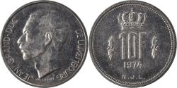 World Coins - Coin, Luxembourg, 10 Francs, 1974