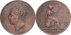 World Coins - Great Britain, George IV, 1/2 Penny, 1826, Copper, , KM:692