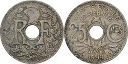 World Coins - France, 25 Centimes, Lindauer, 1919, Copper-nickel, , Gadoury:380