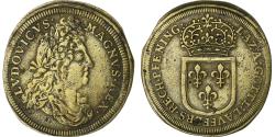 World Coins - France, Token, Louis XIV, Nuremberg, Brass, Lazarus Gottlieb Lauffer,