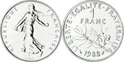 World Coins - Coin, France, Semeuse, 1 Franc, 1982, Paris, série FDC, , Nickel