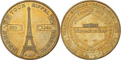World Coins - France, Token, Paris - La Tour Eiffel, 2010, Copper-nickel Aluminium, MDP
