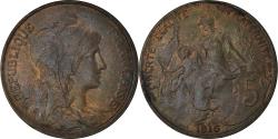 World Coins - Coin, France, Dupuis, 5 Centimes, 1916, Paris, , Bronze, KM:842