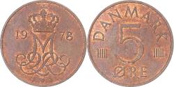 World Coins - Coin, Denmark, 5 Öre, 1978