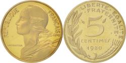 World Coins - Coin, France, 5 Centimes, 1980, , Aluminum-Bronze, KM:P656