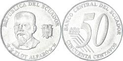 World Coins - Coin, Ecuador, 50 Centavos, Cincuenta, 2000