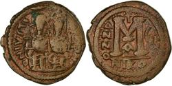 Ancient Coins - Coin, Justin II, Follis, 571-572, Nicomedia, , Copper, Sear:369