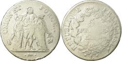 World Coins - Coin, France, Union et Force, 5 Francs, AN 9, Bayonne, , Silver