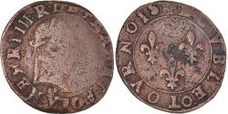 World Coins - France, Double Tournois, Bourges, Copper, , CGKL:36