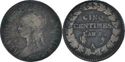 World Coins - Coin, France, Dupré, 5 Centimes, AN 5, Paris, , Bronze, KM:640.1