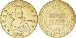World Coins - France, Token, Super-Besse - Husky et snowboarder, 2018, MDP,