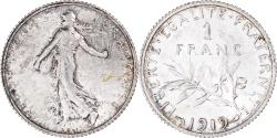 World Coins - Coin, France, Semeuse, Franc, 1919, Paris, , Silver, KM:844.1