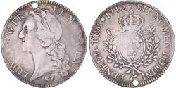 World Coins - Coin, France, Louis XV, Écu au bandeau, Ecu, 1742, Poitiers, Holed,