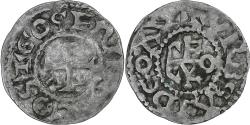 World Coins - France, Comté d'Anjou, Geoffroi II, Denier, ca. 1040-1060, Angers, Billon