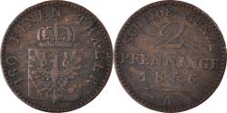 World Coins - German States, 2 Pfennig, 1856