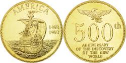 World Coins - France, Medal, 500ème Anniversaire de la Découverte de l'Amérique, 1992