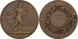 World Coins - France, Medal, Comice Agricole de l'Arrondissement de Nevers, 1911, Bronze