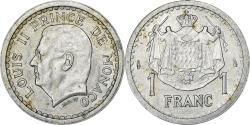 World Coins - Monaco, Franc, Undated (1943), Aluminum, , Gadoury:MC131