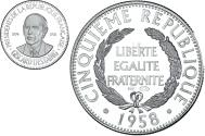 World Coins - France, Medal, Les Présidents de la République, Valery Giscard d'Estaing