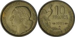 World Coins - Coin, France, Guiraud, 10 Francs, 1951, Beaumont - Le Roger,