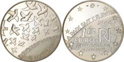 World Coins - France, 1-1/2 Euro, Europa, la paix en Europe, 2005, Paris, Silver,