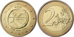World Coins - Malta, 2 Euro, E.M.U., 10th Anniversary, 2009, Paris, , Bi-Metallic